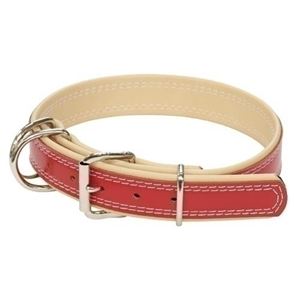 ヤマヒサ グランデ ダブルステッチカラー L レッド 【首輪】【ペット用品】