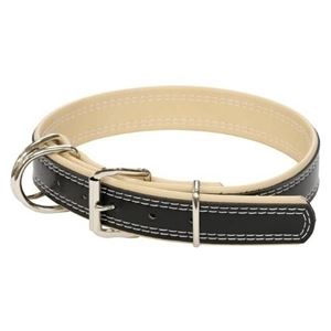 ヤマヒサ グランデ ダブルステッチカラー L ブラック 【首輪】【ペット用品】