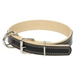 ヤマヒサ グランデ ダブルステッチカラー L ブラック 【首輪】【ペット用品】