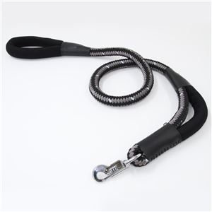 ヤマヒサ グランデ ダブルクッション付リード 20 ブラック 【リード】【ペット用品】