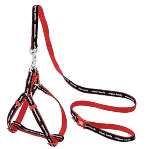 ヤマヒサ ワンワンカジュアル デニムスタイル ハーネス＆リード SS ブラック 【リード】【ペット用品】