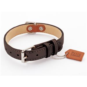 ヤマヒサ BL プレーン平首輪 21mm ブラウン 【首輪】【ペット用品】