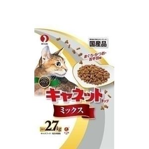 （まとめ）ペットライン キャネットチップ ミックス 2.7kg【猫用・フード】【ペット用品】【×5セット】