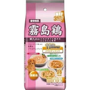 （まとめ）イースター 霧島鶏11歳から バラエティパック70g×3 【猫用・フード】【ペット用品】【×20セット】