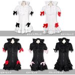 ねこみみリボンパーカー★【猫耳/アニマル/ゴスロリ/スポーティ/ヘルスゴス/ハロウィン/イベント/仮装/コスプレ/コスチューム/衣装】01000486 ビター ピンク