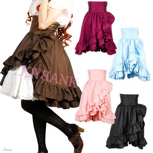 クラシカルアシンメトリーコルセットスカート【ハロウィン/クリスマス/イベント/パーティ/仮装/コスプレ/コスチューム/衣装】01000526 Mサイズ/ピーチ