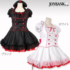 キューティーナース☆ホルターベスト付ワンピース【クリスマス/ハロウィン/イベント/仮装/パーティ/コスプレ/コスチューム/衣装】01000589 Lサイズ ホワイト