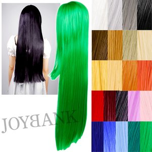 ★《75cm》耐熱ロングウィッグ【ハロウィン/クリスマス/イベント/パーティ/仮装/コスプレ/アイテム/かつら/ウィッグ】09000318ライトグリーン