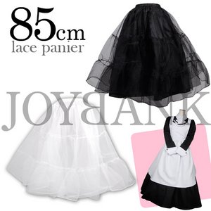 《大きいサイズ》レースパニエ85cm☆【ハロウィン/クリスマス/イベント/仮装/パーティー/コスプレ/パニエ/ドレス】09000309 ホワイト 
