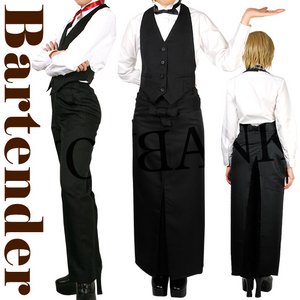 《大きなサイズ》本格派♪バーテンダーコスチューム☆【イベント/パーティ/仮装/制服/コスプレ/コスチューム/職業/衣装】04000215-5Lサイズ