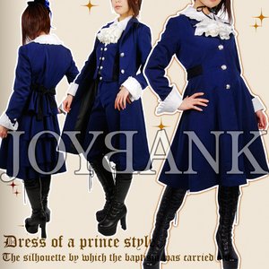 《大きなサイズ》王子スタイル☆ティアードフリルプリンスコートセット【舞踏会/ハロウィン/クリスマス/イベント/仮装/パーティ/制服/コスプレ/コスチューム/衣装】04000249-5Lサイズ