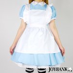 不思議の国のアリス メイド風ワンピースセット【ハロウィン/イベント/仮装/パーティ/コスプレ/コスチューム/メイド/メルヘン/衣装】01000674 Mサイズ