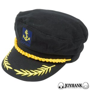 水兵さんのセーラーキャップ♪【ハロウィン/イベント/パーティ/仮装/帽子/制服/コスチューム/コスプレ/小物/アイテム】09000392 ブラック