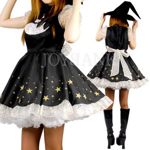 スターダストマジック☆魔女っ娘ワンピース【ハロウィン/イベント/仮装/パーティ/魔女/コスプレ/コスチューム/衣装】01000576 Lサイズ