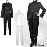 高校生の学ランコスチュームセット【イベント/仮装/レディース/男装/応援団/コスプレ/コスチューム/制服/学生服/衣装】01010072 Mサイズ ホワイト