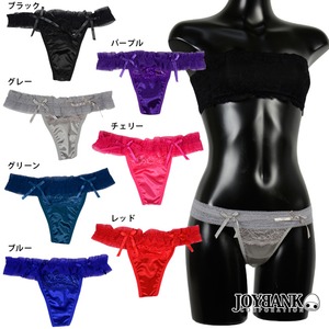 セクシーレースサテンTバックショーツ☆アソート10枚セット【ランジェリー/ショーツ/下着/衣装】08000406