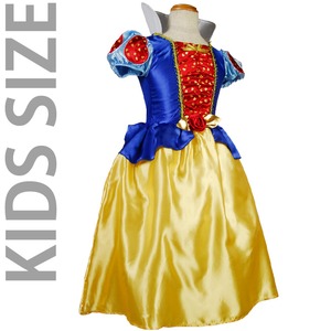 KIDS☆ハート柄の白雪姫ドレスコスチューム【キッズ/ハロウィン/クリスマス/ドレス/パーティー/プリンセスコスチューム/コスプレ/コスチューム/イベント/衣装】KIDS33210 サイズS