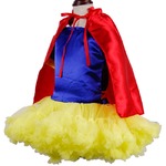 KIDS☆おとぎ話のプリンセス☆白雪姫ワンピース【キッズ/ハロウィン/クリスマス/ドレス/パーティー/プリンセスコスチューム/コスプレ/コスチューム/イベント/衣装】KIDS00704 サイズL