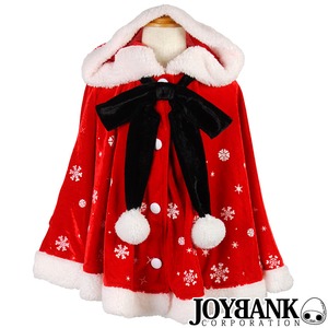 KIDS☆子どもサイズ☆雪の結晶ケープマント【キッズ/イベント/サンタ/クリスマス/仮装/コスプレ/コスチューム/衣装】01000678-100cm
