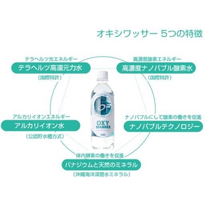 「オキシワッサーOXYWASSER 500ML×24本」【2箱】高濃度ナノバブル酸素水