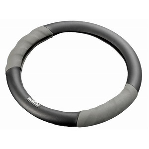 SPARCO（スパルコ） ステアリングカバーSサイズ GREY／BLACK（レザー） SPC1101LJS