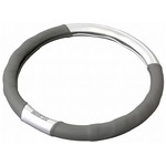 SPARCO（スパルコ） ステアリングカバーMサイズ Ver.2 GREY／SILVER（カーボン） SPC1101