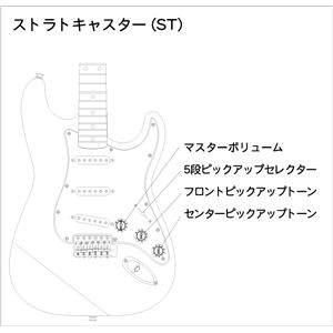 Fender JapanitF_[Wpj ST-STD VWH^M摜Q