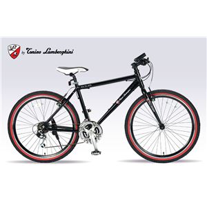 Lamborghini（ランボルギーニ） 自転車 クロスバイク 26・18SP TL-972 BLACK