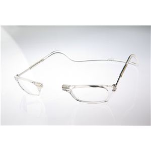 Clic readers(クリックリーダー)【老眼鏡】 クリア 度数+2.00