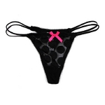 セクシーランジェリー 2011新作 【美品】Tバックショーツ 黒（L）