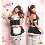 コスプレ セクシーミニスカメイド8点セット z411-11