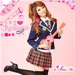 コスプレ 2012年新作 紺ブレザーのキュート女子高生制服 コスチューム／z907／衣装