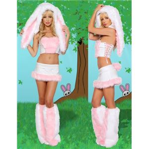 バニーガール コスプレ コスチューム うさ耳 セクシー 4点 セット コスチューム wb007