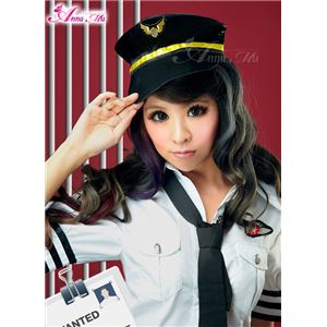 コスプレ コスチューム ポリス 警察 婦警 制服 帽子単品 z913 ポリス