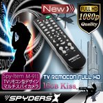 【防犯用】【超小型カメラ】【小型ビデオカメラ】テレビリモコン型 スパイカメラ スパイダーズX （M-911） フルハイビジョン 16GB内蔵