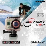 【小型カメラ】【ウェアラブルカメラ】【スポーツカム】【アクションカム】GoPro（ゴープロ）クラス 1080P 最大60fps WiFi機能 60m防水  広角170°  専用ケース＆マウント付属 ActionCam オンロード（OL-101）