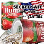 【隠し金庫】 食品缶型 セーフティボックス 『SECRET SAFE シークレットセーフ』(OA-394) Hunts WHOLE PLUM TOMATOES Basil アメリカン雑貨 米国直輸入 貴重品の保管 収納 タンス貯金 へそくり 防犯 スパイグッズ