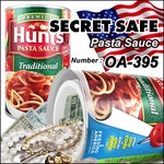 【隠し金庫】 食品缶型 セーフティボックス 『SECRET SAFE シークレットセーフ』(OA-395) Hunts PASTA SAUCE Traditional アメリカン雑貨 米国直輸入 貴重品の保管 収納 タンス貯金 へそくり 防犯 スパイグッズ