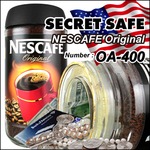 【隠し金庫】 食品瓶型 セーフティボックス 『SECRET SAFE シークレットセーフ』(OA-400) NESCAFE Original アメリカン雑貨 米国直輸入 貴重品の保管 収納 タンス貯金 へそくり 防犯 スパイグッズ