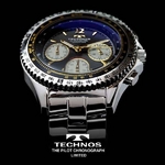 TECHNOS テクノス パイロット・クロノグラフ 限定モデル メンズ 腕時計 T4162SH