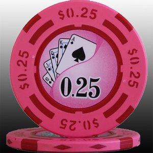 フォースポット チップ [ 25Ｃ ] ＜25枚セット＞ -カジノチップ・ポーカーチップ