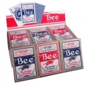 Bee ビー [ポーカーサイズ] 【レッド ・ ブルー】 1ダース＜レッド６・ブルー６＞
