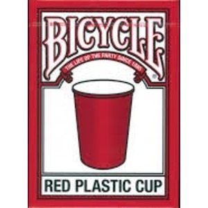 BICYCLE RED PLASTIC CUP バイスクル レッドカップ