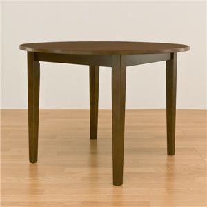 ラウンドダイニングテーブル(サニー) 丸型 直径100cm 木製 ブラウン