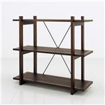 バンブーシェルフ(オープンラック) 【3段】 木製(天然木) 幅87cm×奥行35cm アジアンテイスト