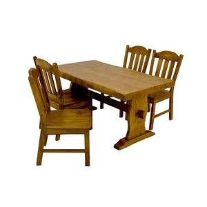 浮造りダイニングチェア(椅子単品) 【1脚入り】 木製(松) 木目調 