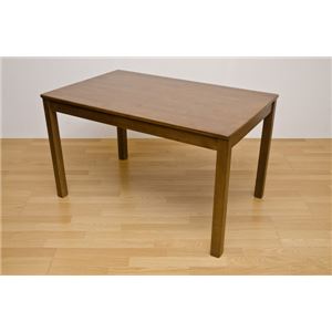 ダイニングテーブル(メロディー) 【120cm×75cm】 木製 アジャスター付き ダークブラウン(DBR)