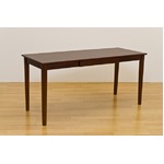 木製テーブル 【150cm×60cm】 引出し2杯付き ブラウン 〔リビング/ダイニング/作業台〕
