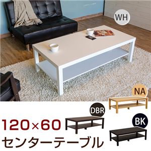 【アウトレット品】0065B BK （2.1）センターテーブル 120×60 BK
