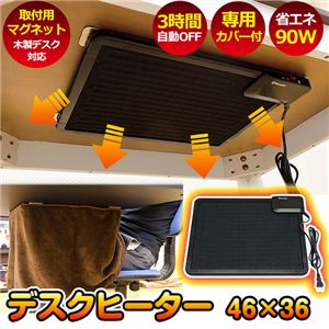 KDH-451（0.3）デスクヒーター（カバーセット販売） 46×36 【1点】
